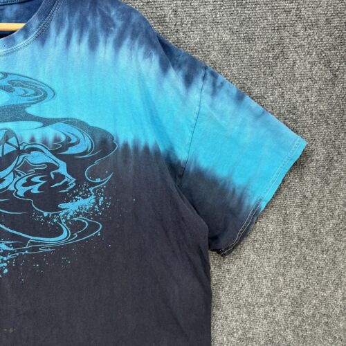Vintage Disney Villain Shirt Mens XL Black 90s Hades Tie Dye Disney Parks RARE - Picture 4 of 6