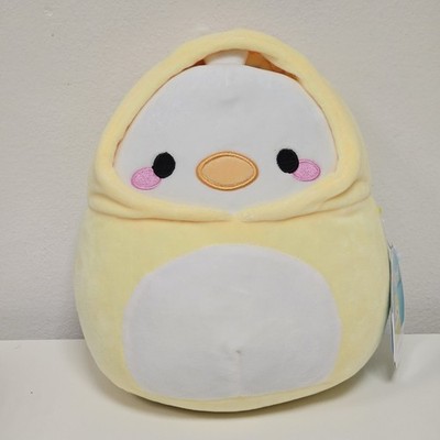 Squishmallows 8 Zoll Nudeln Ente Huhn Kostüm kleiner Schnabel Rarität Kelly Toy Brandneu mit Etikett