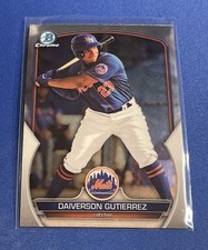 2023 Bowman Draft Chrome #BDC-127 Daiverson Gutierrez New York Mets