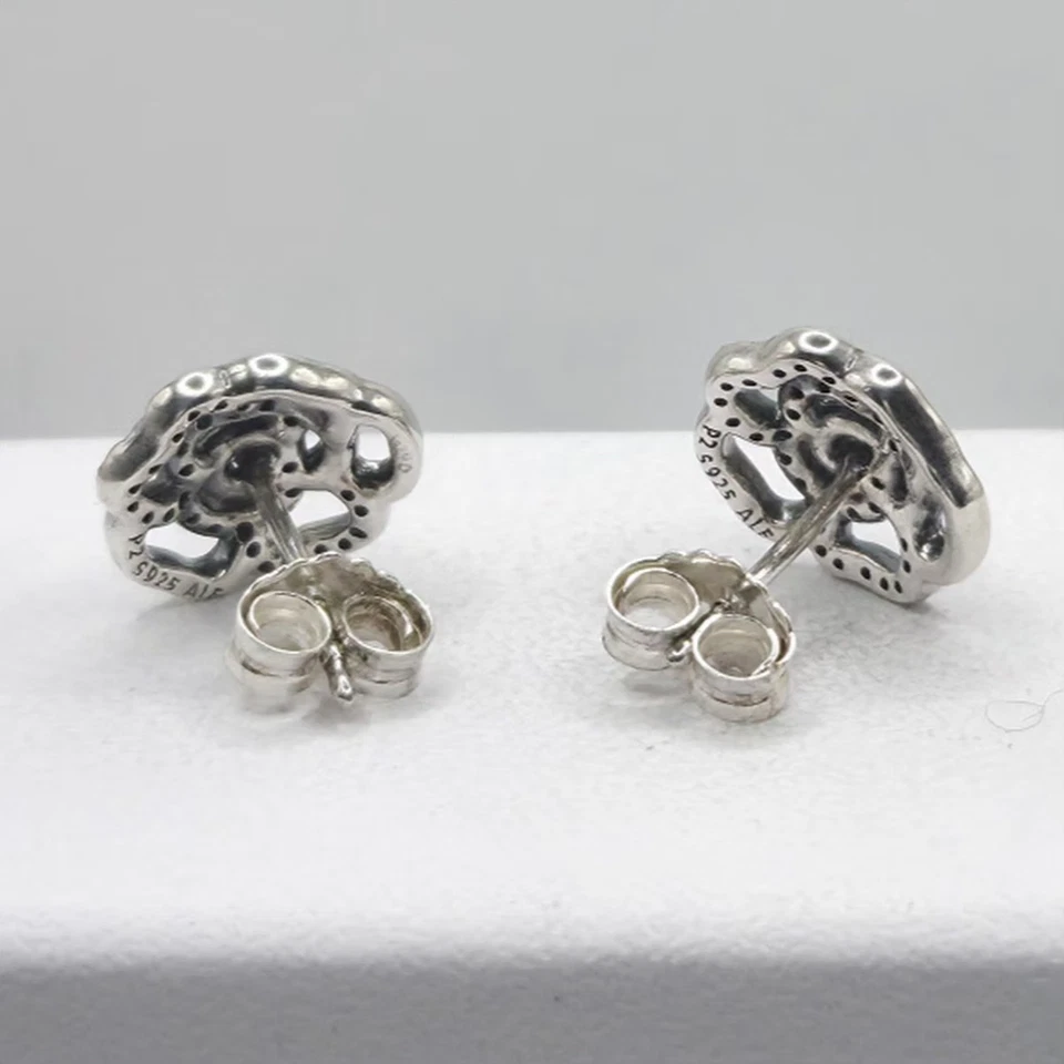 Original Pandora Schimmernde Rosel Ohrstecker 290575CZ #35 - Bild 2 von 2