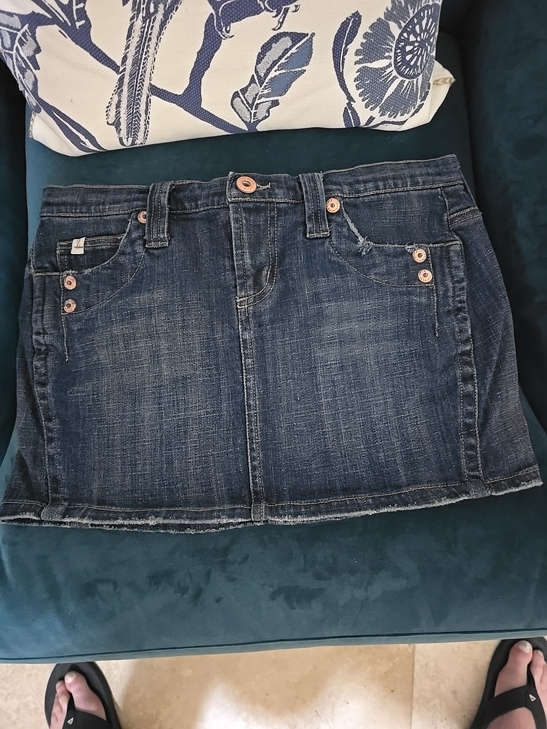 Z.Cavaricci Jean Mini Skirt