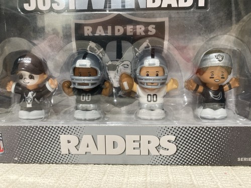 Fisher Price Little People serie 1 da collezione nuova con scatola NFL - Las Vegas Raiders