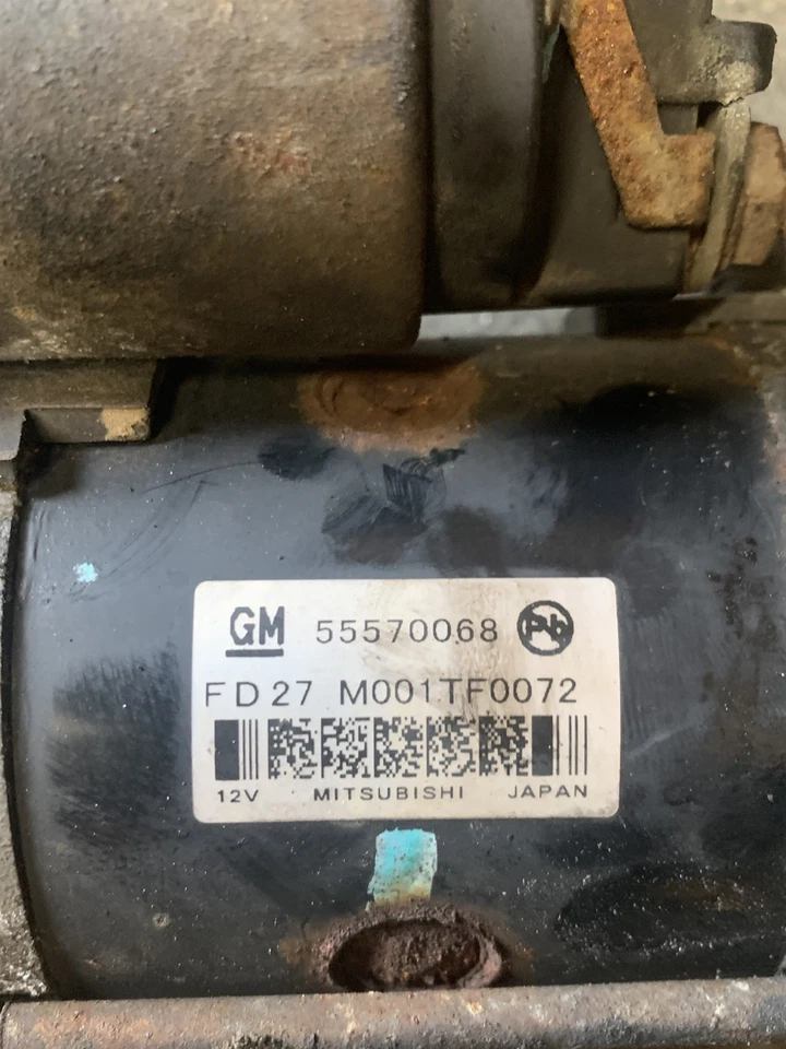 VAUXHALL INSIGNIA 2015-2021 1.6 DIESEL STARTER MOTOR B16DTH 55570068 - Image 4 of 4