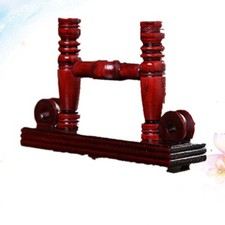 Wooden Folding Fan Display Stand Vintage Classic Decoration Base Holder