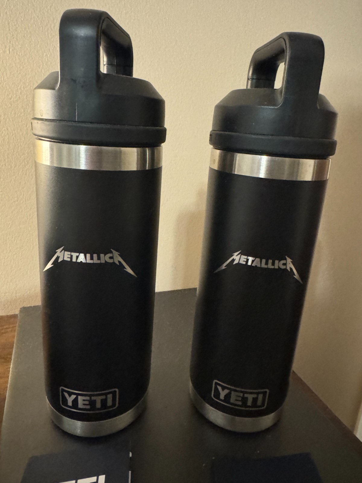 Metallica M72 New Black Yeti Rambler 18oz Enhanced Experience 2025 Tour