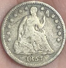 1857 H10C Liberty Seated Half Dime