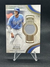 HUNTER DOZIER /399 GAME USED PATCH 2021 TOPPS TIER ONE KANSAS CITY ROYALS