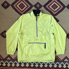 Vintage Nike Windbreaker Women  s Small Neon Yellow Packable Jacket