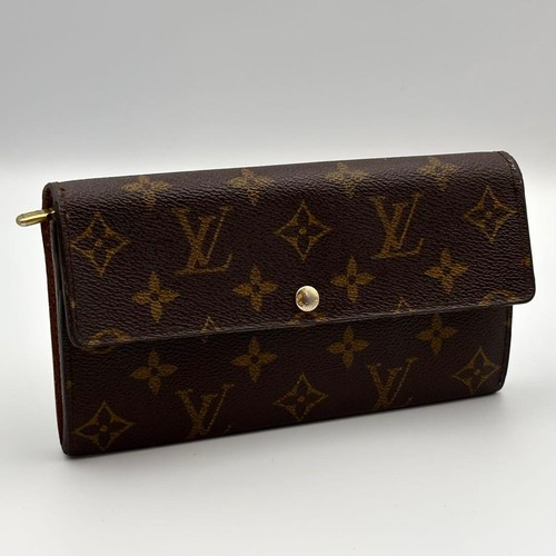 Louis Vuitton Monogram Portefeuille Sarah Folded Long Wallet