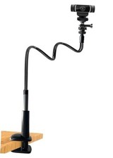 30 Inch Webcam Stand Camera Mount, Upgraded Thick Base Flexible Gooseneck