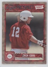2011 Playoff Contenders Prospect Tickets Crystal Collection 67/299 Zach Cone 0a1
