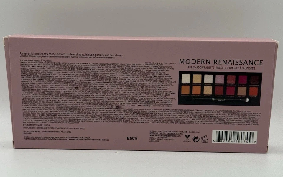 Anastasia Beverly Hills 现代文艺复兴时期眼影盘 全新带盒 — 第 4/4 张图片