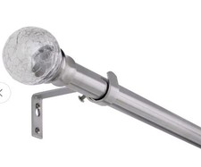 Argos Home Steel Extendable Curtain Pole - 110cm - 300cm