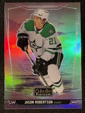 2024-25 O-Pee-Chee Platinum #28 Jason Robertson Sunset Parallel Dallas Stars