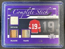 2022 Leaf Lumber Steve Yzerman Purple Stick Tape Blade #7/8
