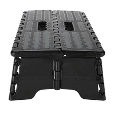 Folding Step Elderly Step Portable Folding Step Stool Black Step Ladder For