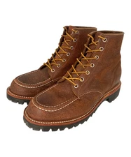 CHIPPEWA Moc Toe Luggage Field Boots, Brown, 1901M64, Men's, Size: US 8.5