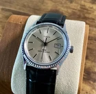 Timex Vintage Date Watch | Manual Wind Silver Dial | Fluted Bezel | Runs