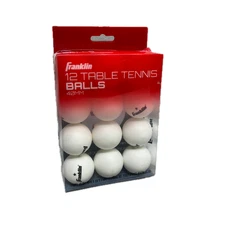 Franklin Sports Ping Pong Balls - Official Size - White 40mm Tennis Beer Pong