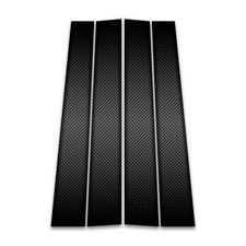 4pc Carbon Fiber Pillar Post Covers For 2003-2010 Toyota Sienna