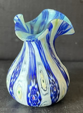 Vase Miniature Millefiori Verre De Murano 5 Cm