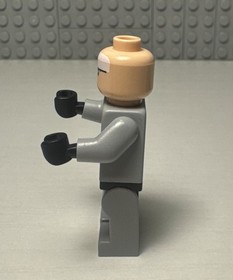 LEGO Batman Minifigure Classic 2006 Light Gray Suit 7780 7779 7782 Excellent