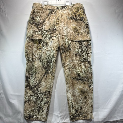 #ad Cabelas Hunting Cargo Pants Men#x27;s Size 40 Camouflage Hiking Outdoor $31.99