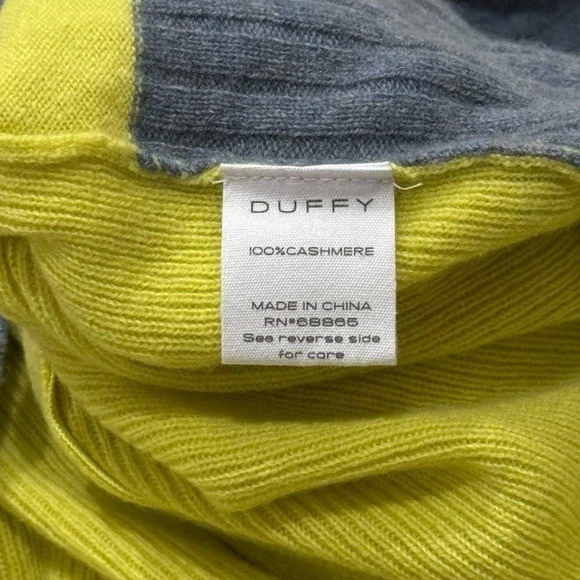 Lote de (5) prendas de cachemir defectuosas para artesanos - amarillo, negro, púrpura, azul Foto 4 de 4