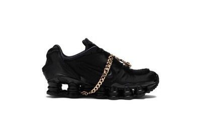 Size 12 - Nike Comme des Garçons x Shox TL Black W for sale online