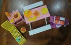 Vintage BARBIE 1989 PICNIC SET Table Grill Lounge Accessories ARCO 7751 MATTEL