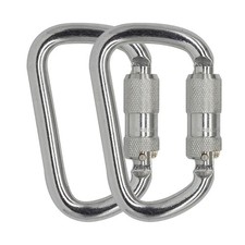 Auto Locking Carabiner 45KN 10000lbs Heavy Duty Large Clip Climbing Carabiner...