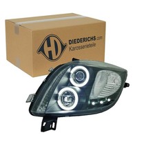 DIEDERICHS TUNING H1 SCHEINWERFER SATZ KLARGLAS SCHWARZ passend für TOYOTA YARIS