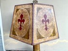 Vintage 20's Large Mica Table Lamp — photo 6