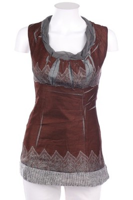 SISTE´S Blusentop Bluse Top Blumen XS bordeauxrot