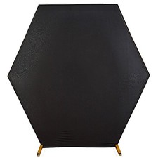 8 ft Fitted Spandex Hexagon Backdrop Stand Cover Wedding Party Event Decorations