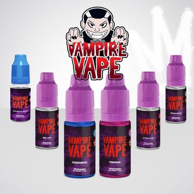Vampire Vape Liquid Heisenberg Pinkman 10ml Liquid E-Zigarette 0/3/6/12/18 mg/ml