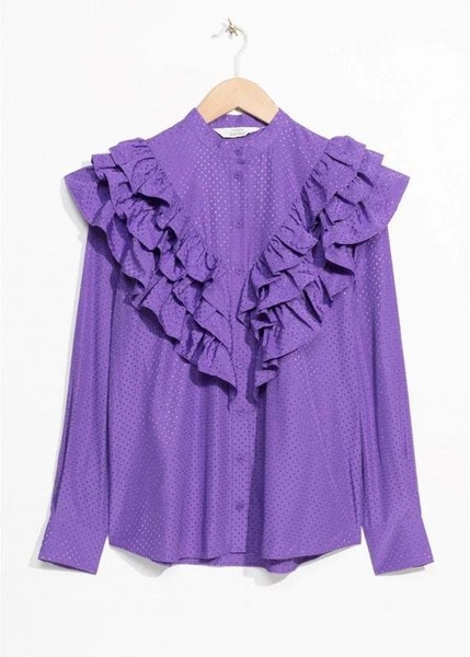 Women & Other Stories Shirt Purple 36 / S / 44 #3HN1