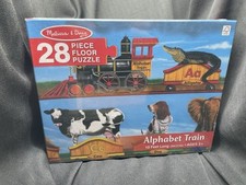 Melissa  Doug "Alphabet Train" 28 Piece Floor Puzzle Brand New  Sealed