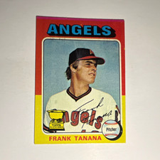Topps 1975 Frank Tanana #16 California Angels Baseball Card All-Star Rookie. rookie card picture