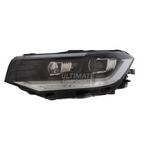 Volkswagen T-Cross 2019-2024 Headlamp Headlight LED Black Passenger Side Left