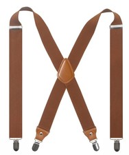 Adjustable Elastic X Back Style Suspenders for Men's and Women's With Strong ...