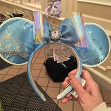 Disney.Parks 2026 Cinderella Mickey Mouse Ears Headband Disneyland NWT us