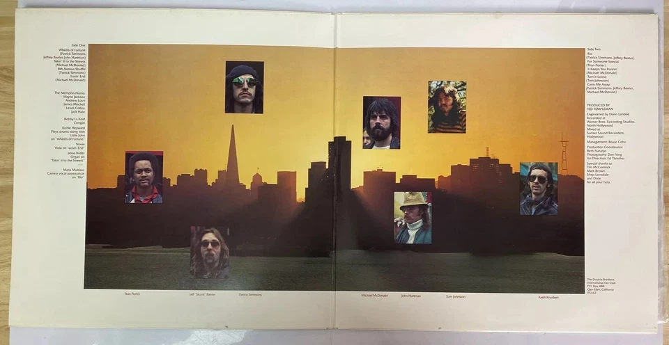 The Doobie Brothers - Takin' It To The Streets Vinyl Record 1976 In VGC 2995 - Image 3 of 4