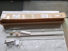 Dunelm Wide Slatted White Fauxwood Blind