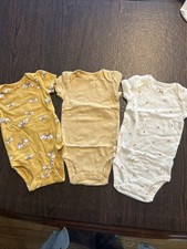 Baby Cater  s Short Sleeve One Piece Bodysuits Size 6M - Lot Of 3