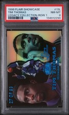 1998-99 Flair Showcase Legacy Row 1 #13 Tim Thomas Bucks  /99 PSA 8 POP 1