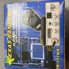 Texas Ranger TR-121WX 40 Channel CB Radio NOAA Weather Alert Open Box