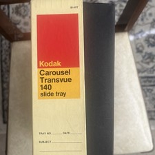 Kodak Carousel Transvue 140 Slide Tray with original box Direction Card