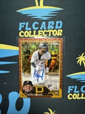 2023 Topps Gilded Collection Red Etch Yellow /5 Liover Peguero Rookie Auto RC