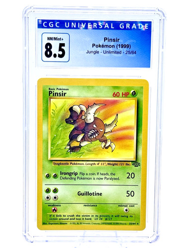 Pinsir (Unlimited) graded CGC 8.5 for sale on eBay